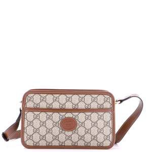 Gucci Interlocking G Patch Camera Bag #247413G11B